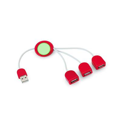 USB-hubb Pod, Vit: bakåt runt