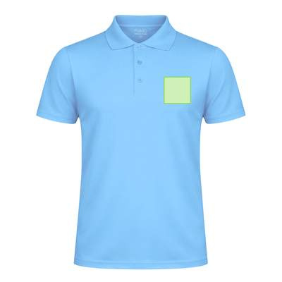 Poloshirt Tecnic Plus, Rot: Bereich 1