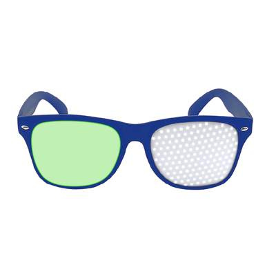Gläser Zamur, Blau: Linke Linse