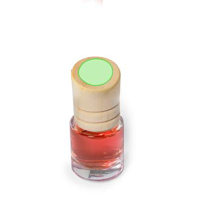 Lufterfrischer Telox, Blau: An der Seite des Umschlags