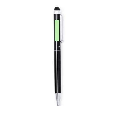 Kugelschreiber mit Touchpen Salend, Schwarz: Bereich 2