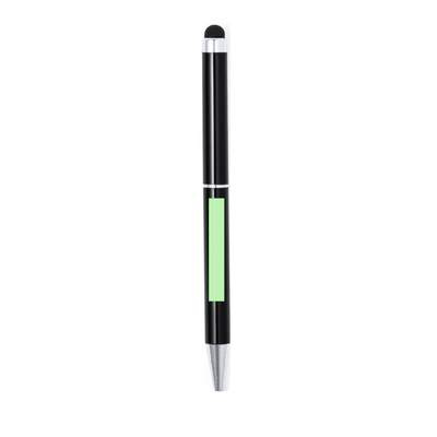 Kugelschreiber mit Touchpen Salend, Schwarz: Bereich 6