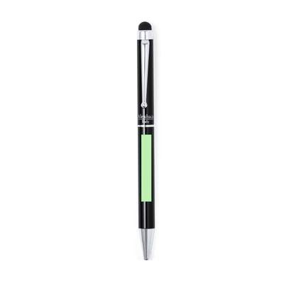 Kugelschreiber mit Touchpen Salend, Schwarz: Bereich 7
