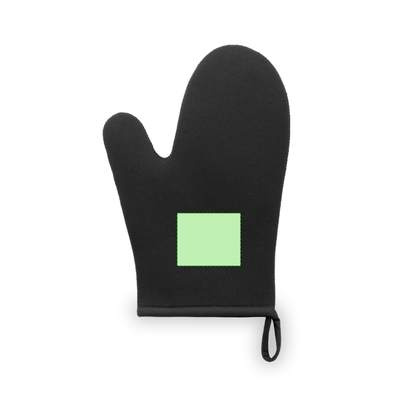 Küchenhandschuh Tosha, Blau: glatte Farbzone