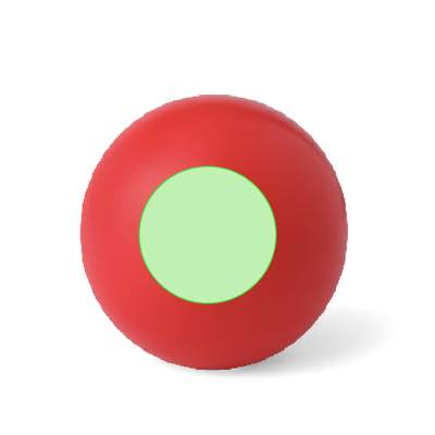 Antistressball Lasap, Gelb: Seite A