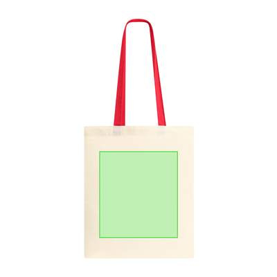 Tasche Fuzox, Gelb: Eine zentrierende Fläche