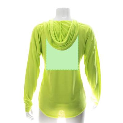 Vuxen T-shirt Yuk, Gult fluor: Område 6