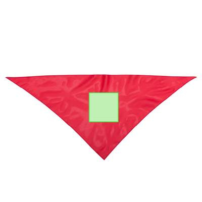 Halstuch Kozma, Weiss: Zentriert
