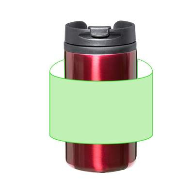 Isolierbecher Citrox, Marineblau: Über Glas