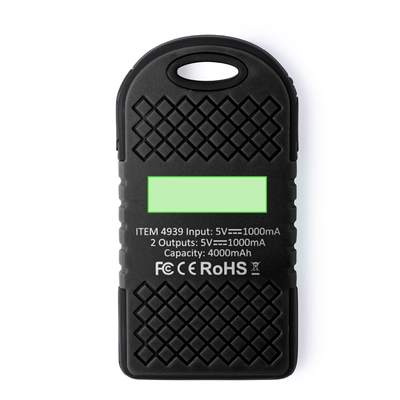 Powerbank Lenard, Röd: tillbaka