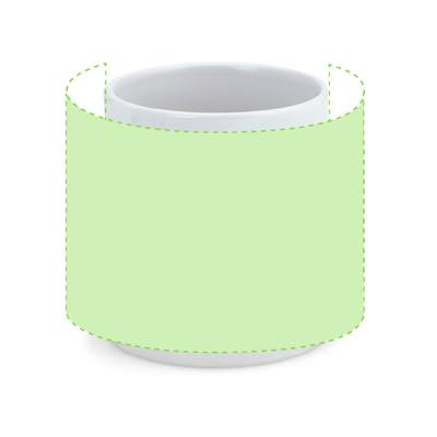 Sublimation Mug Dolten, WHITE: Around the mug