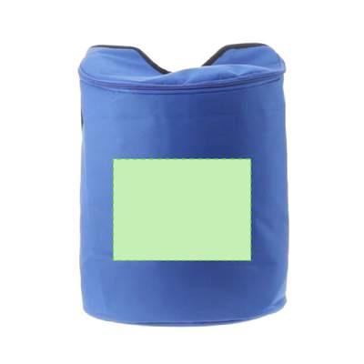 Cooler Rucksack Polys, Blau: Zentriert