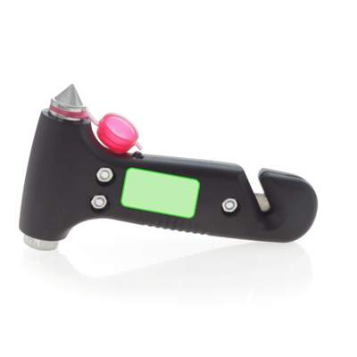 Emergency Hammer Seleter, BLACK: In handle