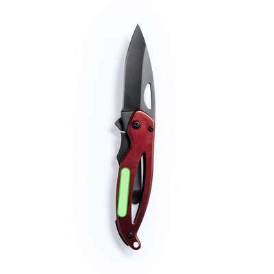Taschenmesser Thiam, Rot: An der Seite