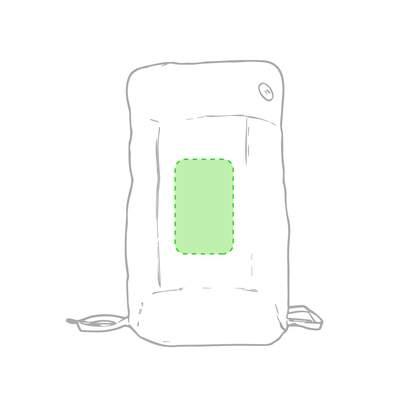 Faltbarer Rucksack Signal, Rot: Zentriert