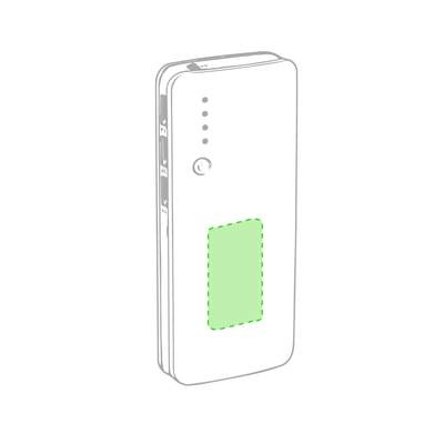 Power Bank Kaprin, RED: The front