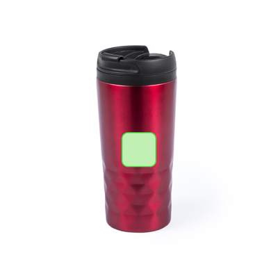 Insulated Cup Dritox, BLUE: On the front
