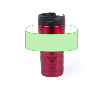 Insulated Cup Dritox, BLUE: About glass