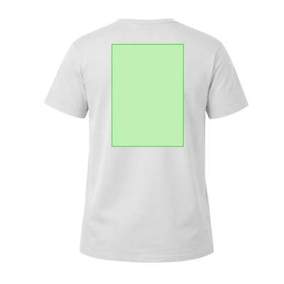 Adult White T-Shirt "keya" MC180, WHITE: Area 7