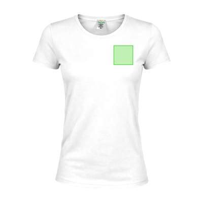 Weißes Damen-T-Shirt „keya“ WCS150, Weiss: Bereich 1