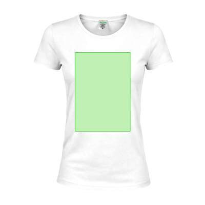 Weißes Damen-T-Shirt „keya“ WCS150, Weiss: Bereich 3