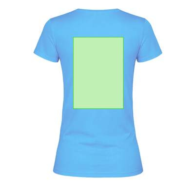 Damen-Farb-T-Shirt "keya" WCS180, Rot: Bereich 7