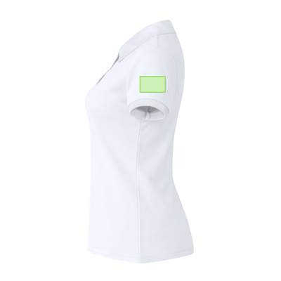 Weißes Damen-Poloshirt "keya" WPS180, Weiss: Bereich 3