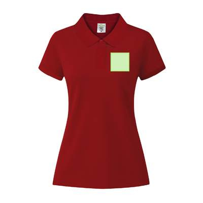 Damen-Poloshirt in Farbe "keya" WPS180, Grau: Bereich 1
