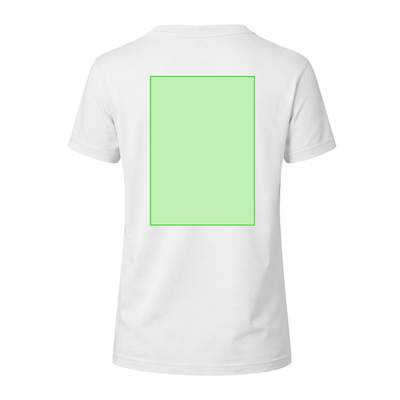 Weißes Kinder-T-Shirt „keya“ YC150, Weiss: Bereich 7