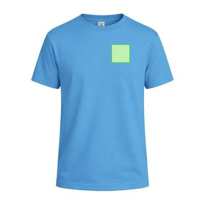 Barnfärgad T-shirt "keya" YC150, Djup marinblå: Område 1