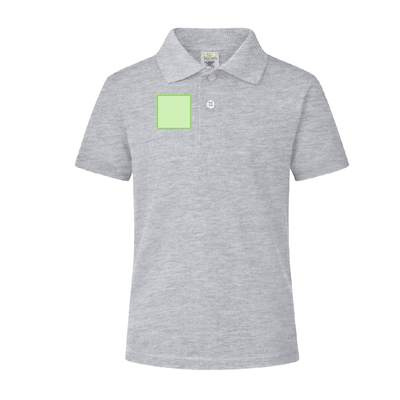 Kinder-Poloshirt in verschiedenen Farben "keya" YPS180, Grau: Bereich 2