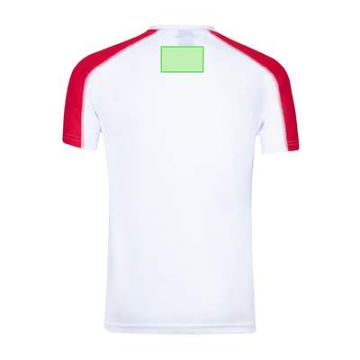 Vuxen T-shirt Dynamic Comby, Röd: Område 6