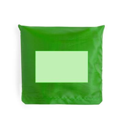 Foldable Bag Karent, BLACK: Folded pocket (print and fold)