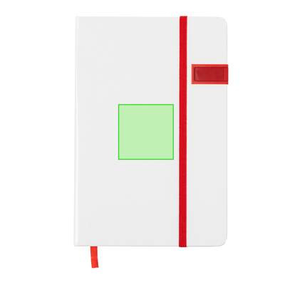 USB-Notizblock Boltuk, Grün: Auf der Titelseite