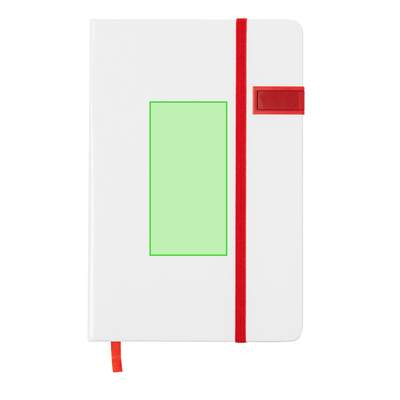 USB-Notizblock Boltuk, Blau: Auf der Titelseite