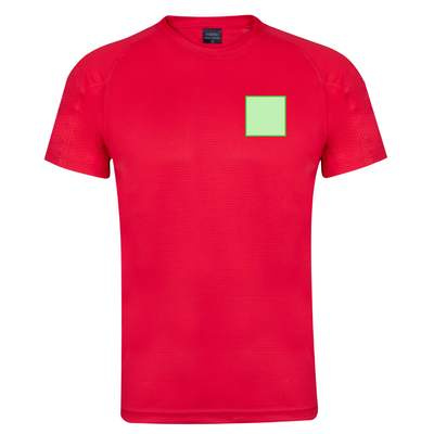 Erwachsenen-T-Shirt Dynamic, Blau: Bereich 1