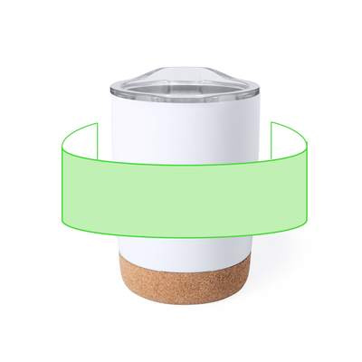 Insulated Cup Nerux, BLACK: About glass