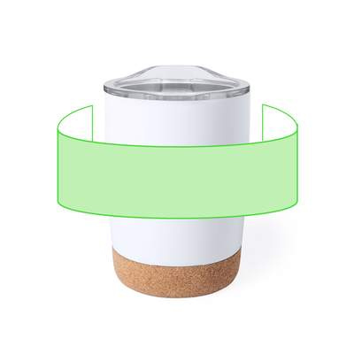 Termosmugg Nerux, Silver: Om glas