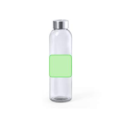 Flasche Terkol, Transparent: Auf der Vorderseite