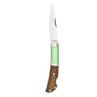 Pocket Knife Woon: Metal area on the handle