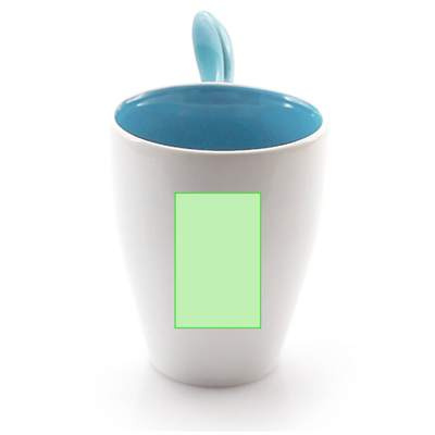 Becher Cotes, Blau: Zentriert