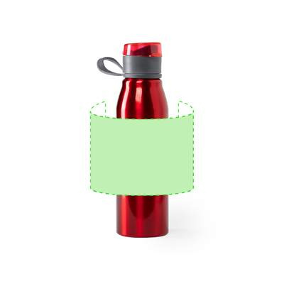 Flasche Cartex, Rot: Rund um die Trommel
