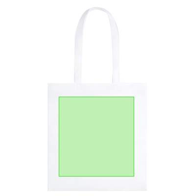 Tasche Moltux, Weiss: Eine zentrierende Fläche