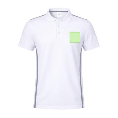 Polo Shirt Barclex, WHITE: Area 1