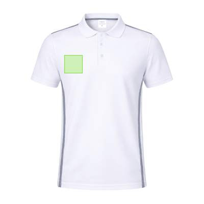 Polo Shirt Barclex, WHITE: Area 2