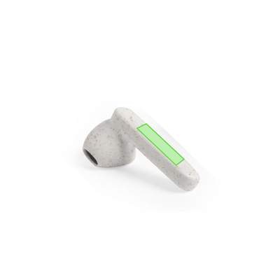 Earphones Vounel, NATURAL: Lower zone left earphone