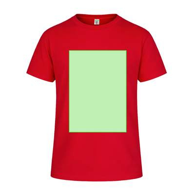 Vuxen T-shirt "keya" Organic Color, Svart: Område 3