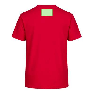 Vuxen T-shirt "keya" Organic Color, Svart: Område 6