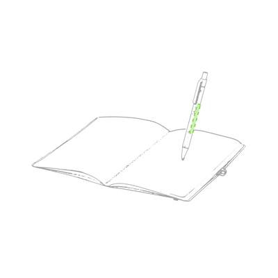 Užrašų knygelė Esteka, Žalia: Ant rutulinio rašiklio