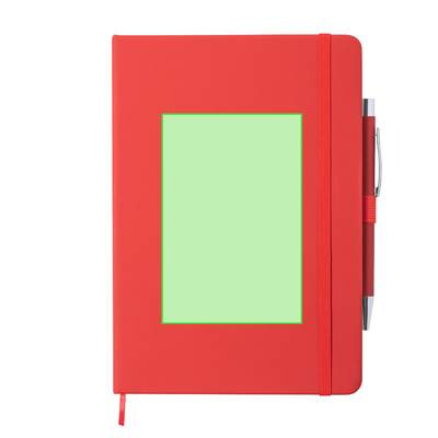 Notizblock Robin, Marineblau: Auf dem gesamten Cover